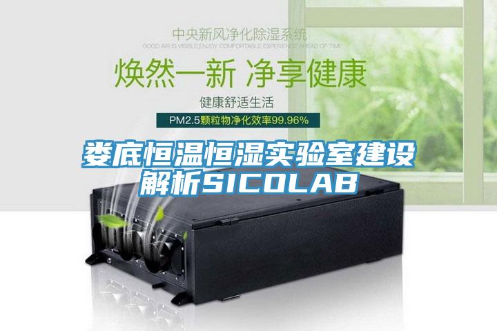 娄底恒温恒湿实验室建设解析SICOLAB