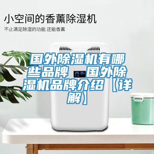 国外除湿机有哪些品牌  国外除湿机品牌介绍【详解】