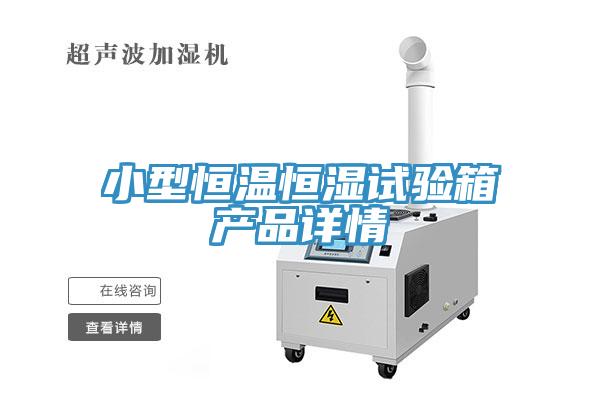 小型恒温恒湿试验箱产品详情