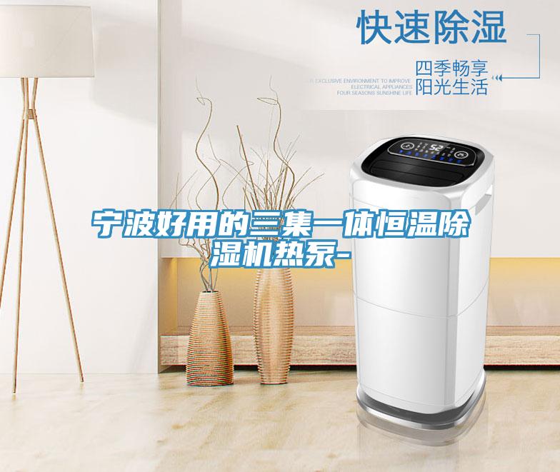 宁波好用的三集一体恒温除湿机热泵-