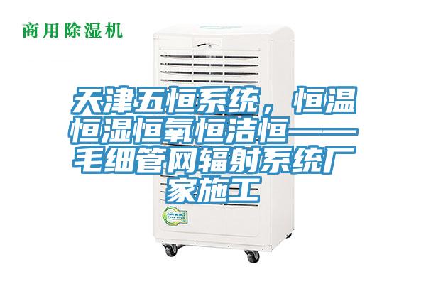 天津五恒系统，恒温恒湿恒氧恒洁恒——毛细管网辐射系统厂家施工