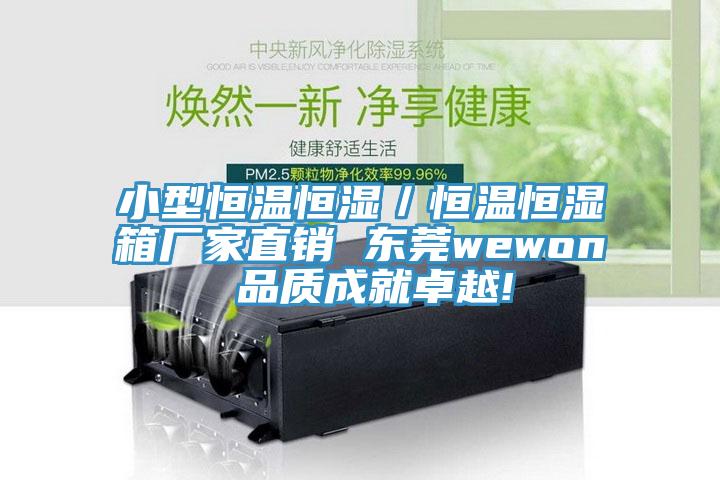 小型恒温恒湿／恒温恒湿箱厂家直销 东莞wewon 品质成就卓越!