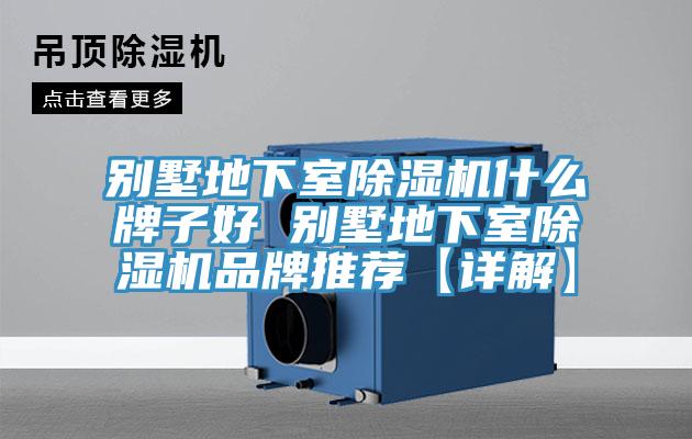 别墅地下室除湿机什么牌子好 别墅地下室除湿机品牌推荐【详解】