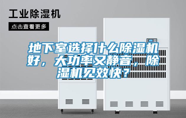 地下室选择什么除湿机好，大功率又静音，除湿机见效快？