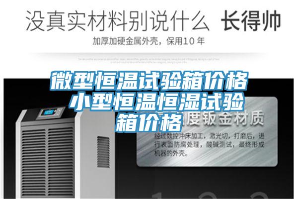微型恒温试验箱价格 小型恒温恒湿试验箱价格
