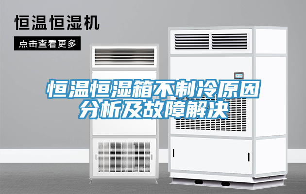 恒温恒湿箱不制冷原因分析及故障解决