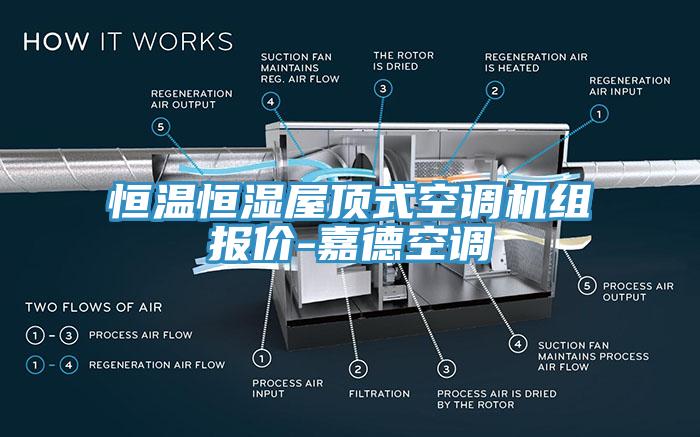 恒温恒湿屋顶式空调机组报价-嘉德空调