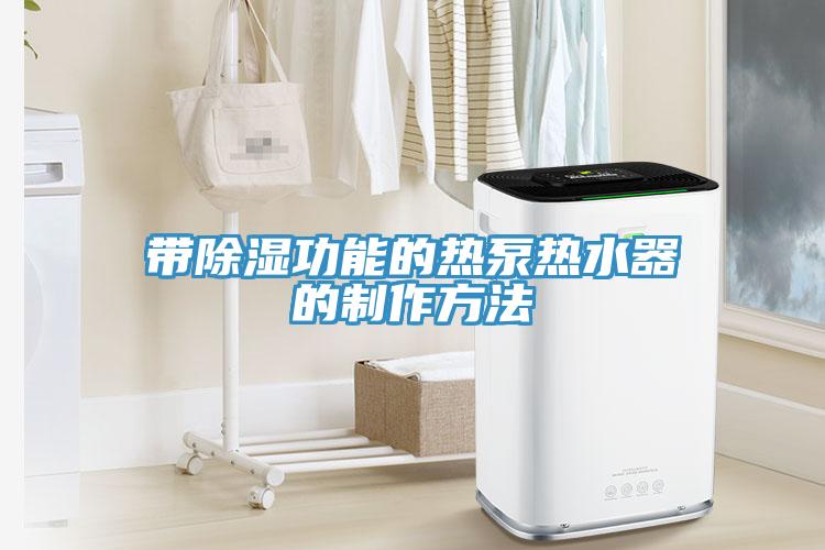 带除湿功能的热泵热水器的制作方法