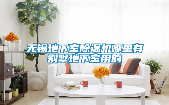 无锡地下室除湿机哪里有别墅地下室用的