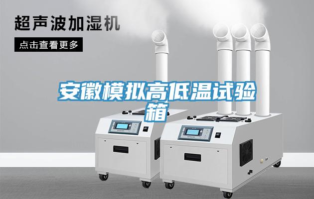 安徽模拟高低温试验箱