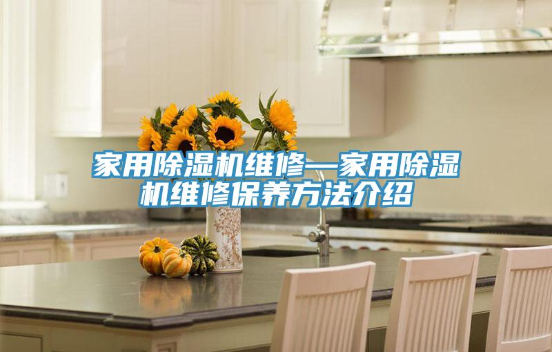 家用除湿机维修—家用除湿机维修保养方法介绍