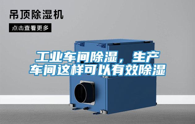 工业车间除湿，生产车间这样可以有效除湿