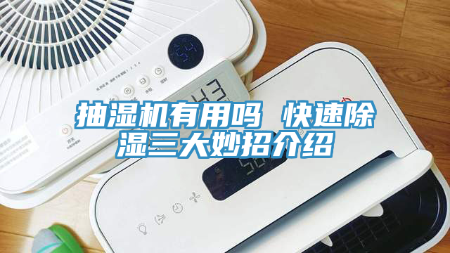 抽湿机有用吗 快速除湿三大妙招介绍
