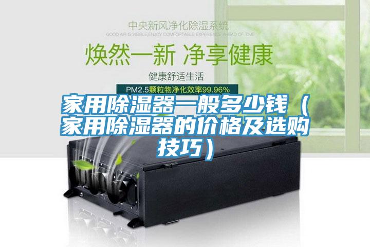 家用除湿器一般多少钱（家用除湿器的价格及选购技巧）