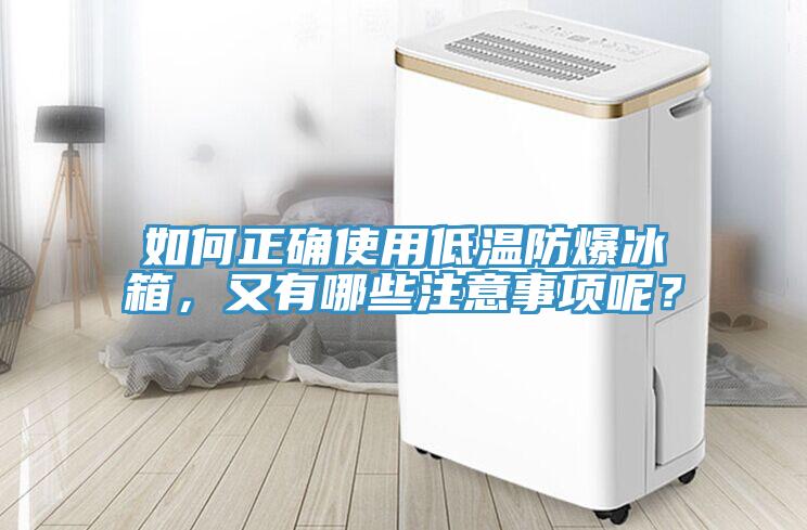 如何正确使用低温防爆冰箱，又有哪些注意事项呢？