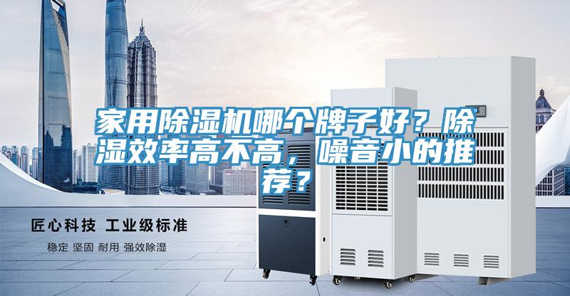 家用除湿机哪个牌子好？除湿效率高不高，噪音小的推荐？