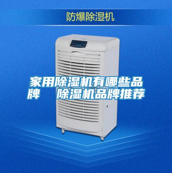 家用除湿机有哪些品牌  除湿机品牌推荐