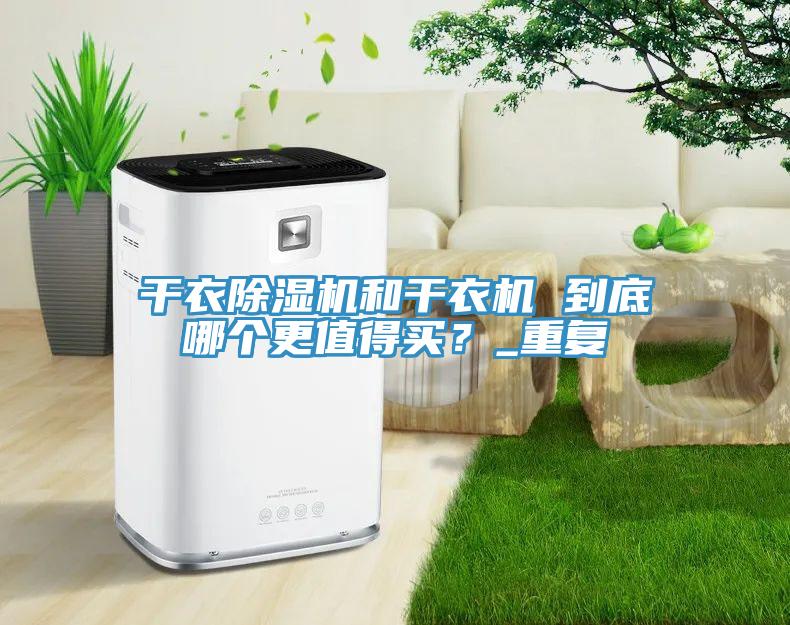 干衣除湿机和干衣机 到底哪个更值得买？_重复