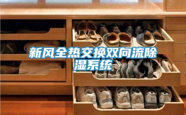 新风全热交换双向流除湿系统