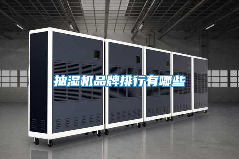 抽湿机品牌排行有哪些