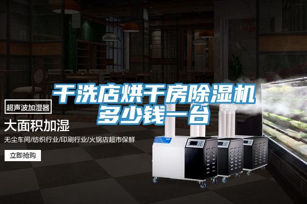 干洗店烘干房除湿机多少钱一台