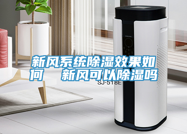 新风系统除湿效果如何  新风可以除湿吗