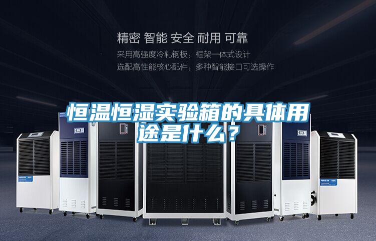 恒温恒湿实验箱的具体用途是什么？