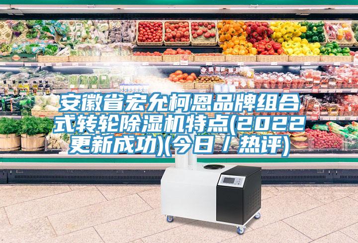安徽省宏允柯恩品牌组合式转轮除湿机特点(2022更新成功)(今日／热评)