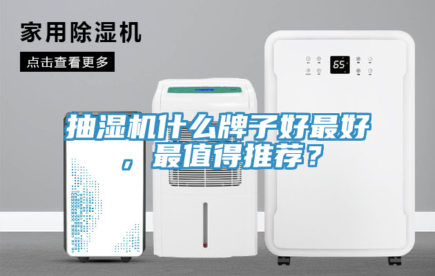 抽湿机什么牌子好最好，最值得推荐？