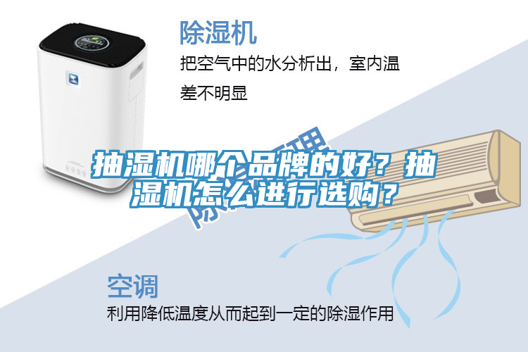 抽湿机哪个品牌的好？抽湿机怎么进行选购？