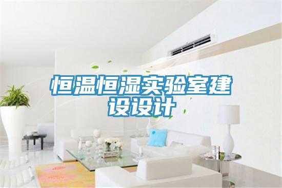 恒温恒湿实验室建设设计