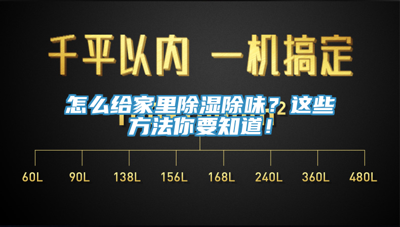 怎么给家里除湿除味？这些方法你要知道！