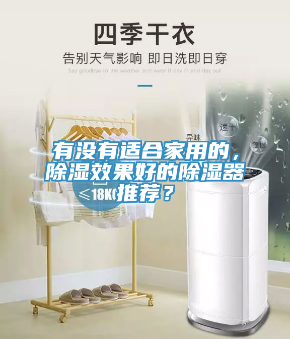 有没有适合家用的，除湿效果好的除湿器推荐？