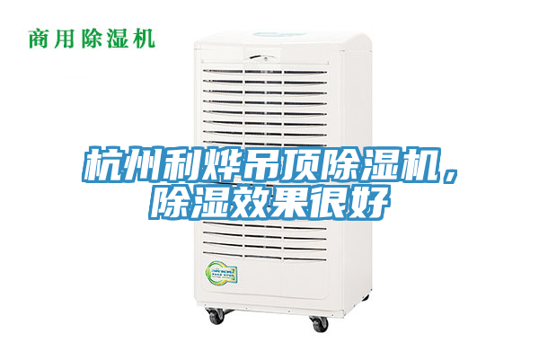杭州利烨吊顶除湿机，除湿效果很好