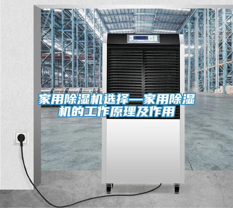 家用除湿机选择—家用除湿机的工作原理及作用