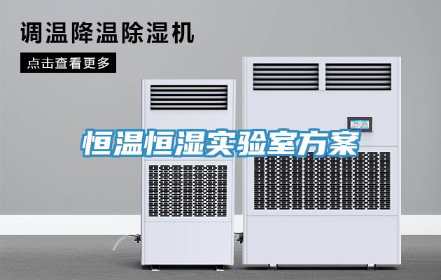 恒温恒湿实验室方案