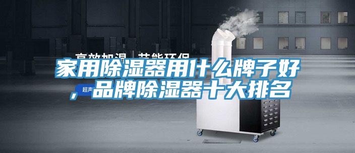 家用除湿器用什么牌子好，品牌除湿器十大排名
