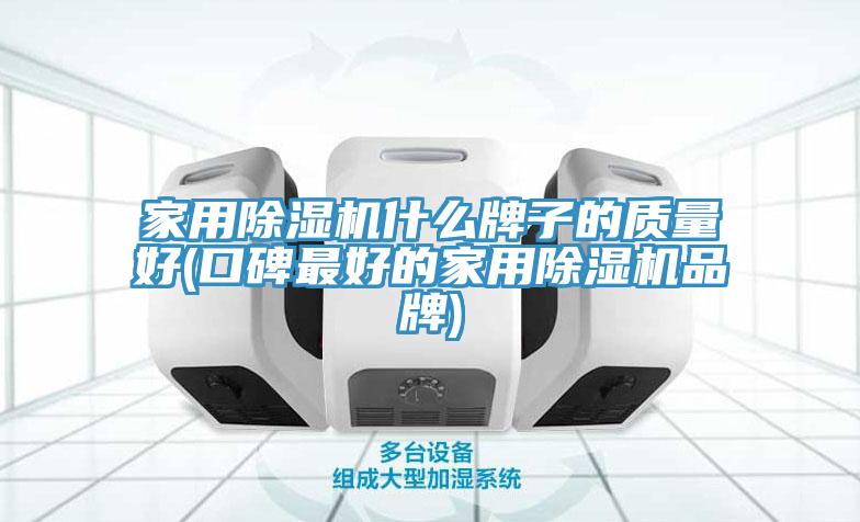 家用除湿机什么牌子的质量好(口碑最好的家用除湿机品牌)