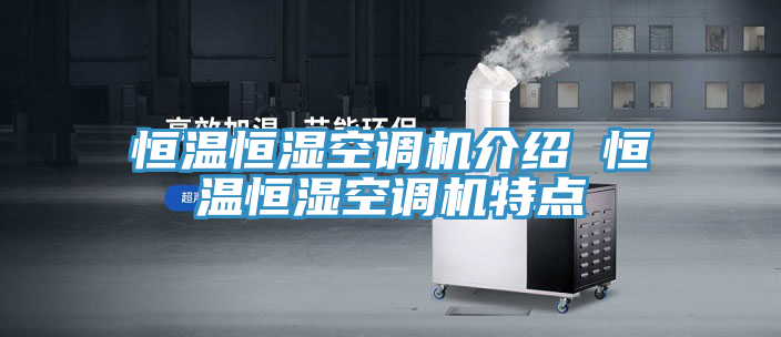 恒温恒湿空调机介绍 恒温恒湿空调机特点