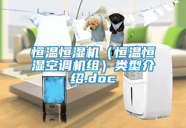 恒温恒湿机（恒温恒湿空调机组）类型介绍.doc