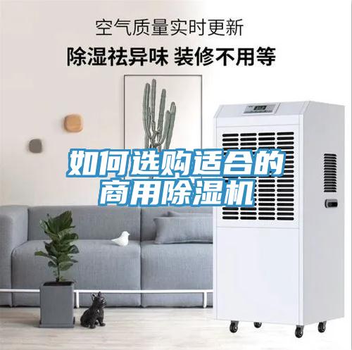 如何选购适合的商用除湿机