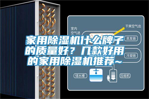 家用除湿机什么牌子的质量好？几款好用的家用除湿机推荐~