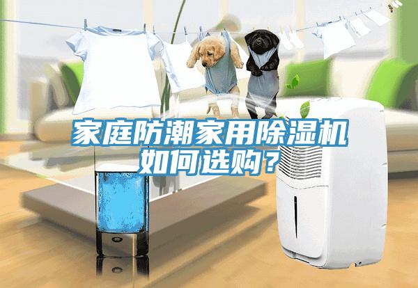 家庭防潮家用除湿机如何选购？