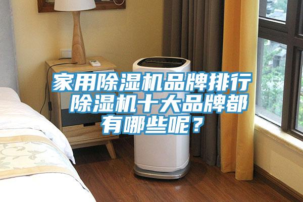家用除湿机品牌排行 除湿机十大品牌都有哪些呢？