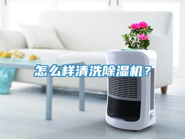 怎么样清洗除湿机？