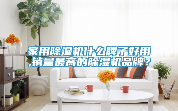 家用除湿机什么牌子好用,销量最高的除湿机品牌？