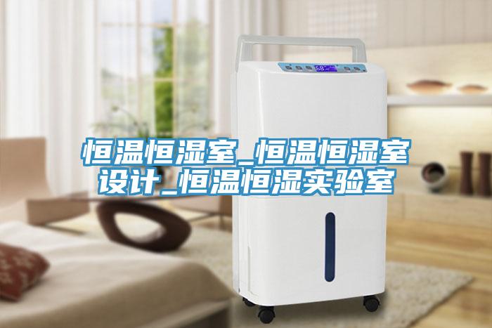 恒温恒湿室_恒温恒湿室设计_恒温恒湿实验室