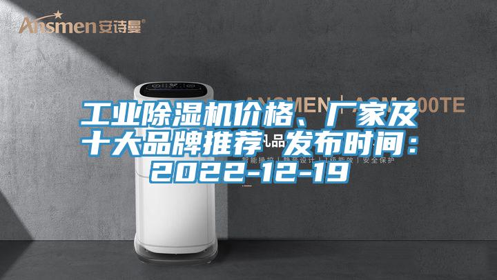 工业除湿机价格、厂家及十大品牌推荐 发布时间：2022-12-19