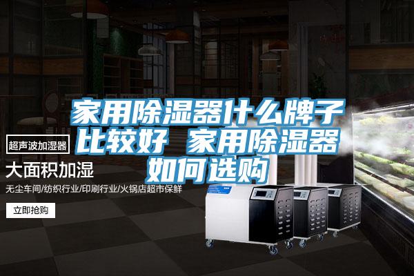 家用除湿器什么牌子比较好 家用除湿器如何选购