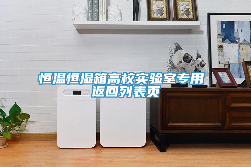 恒温恒湿箱高校实验室专用 返回列表页